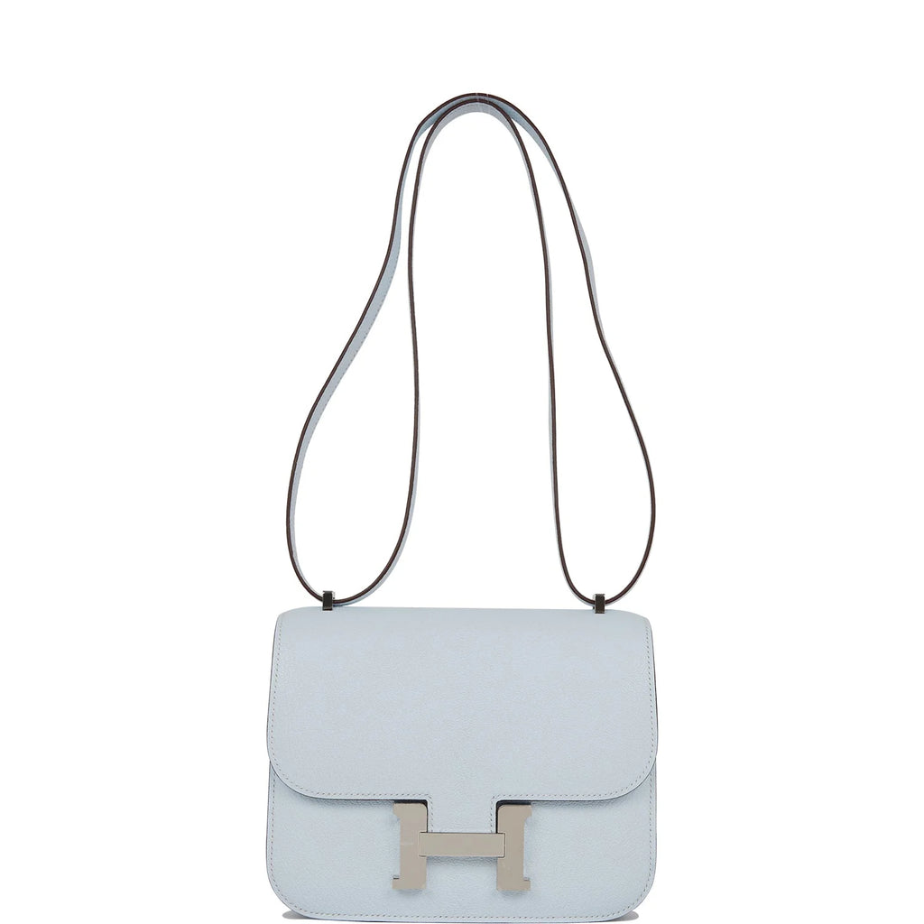 Bleu Brume Chevre 18 Shoulder Bag A436