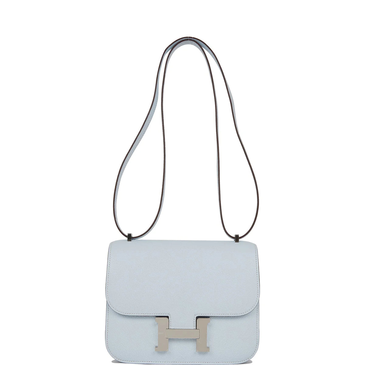 Bleu Brume Chevre 18 Shoulder Bag A436