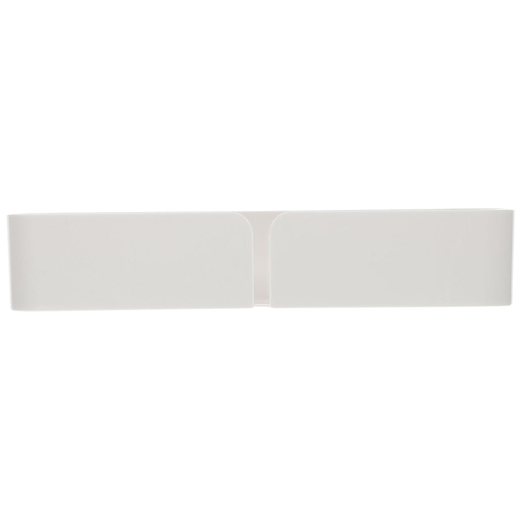 Wicker Bead Desktop Storage Box White J2621