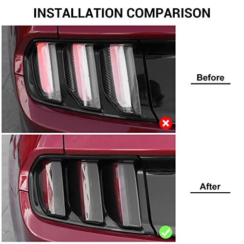 Compatible with Ford Mustang 2015-2017 Tail Light Cover Trim P288