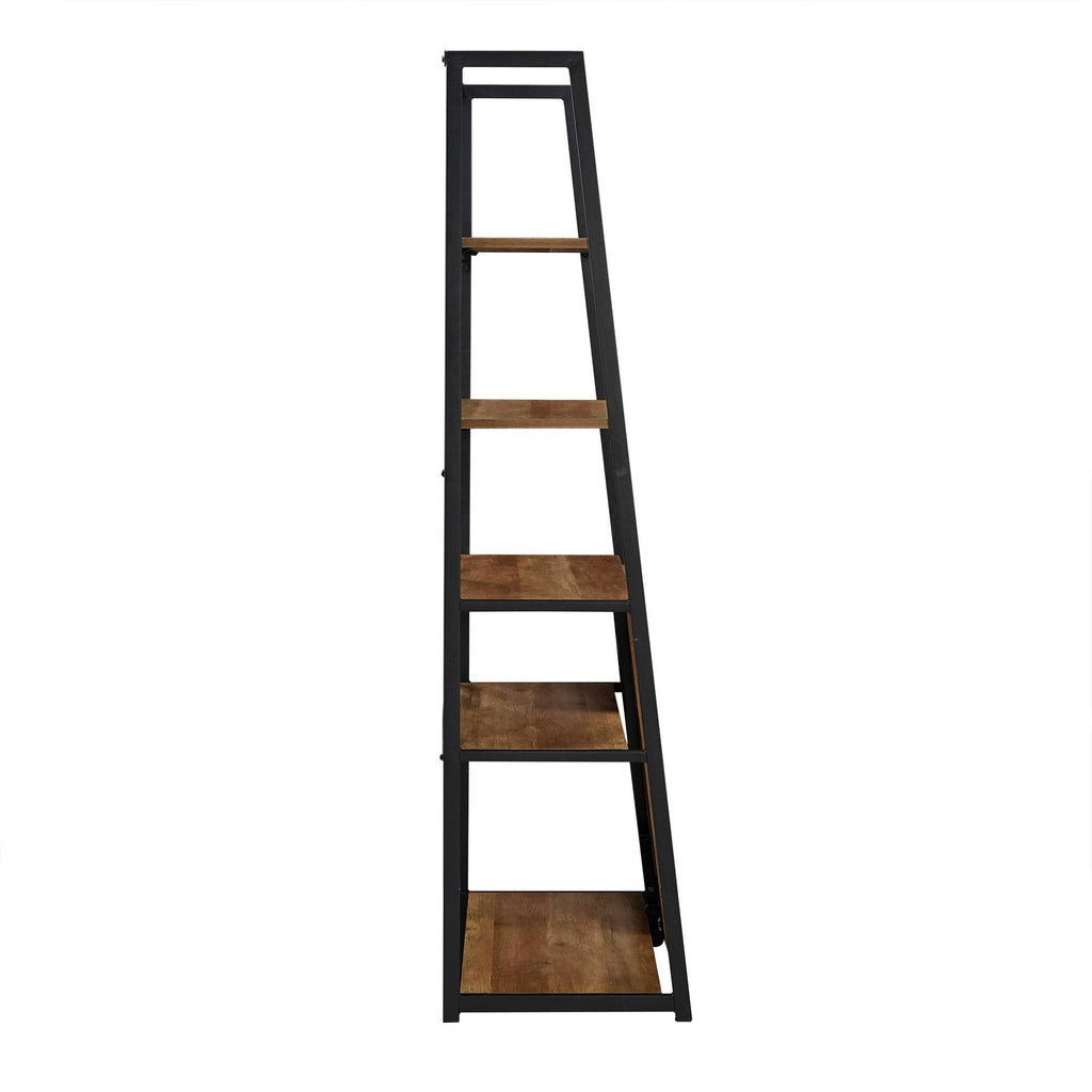 Folding Desk with Bookcase D723003