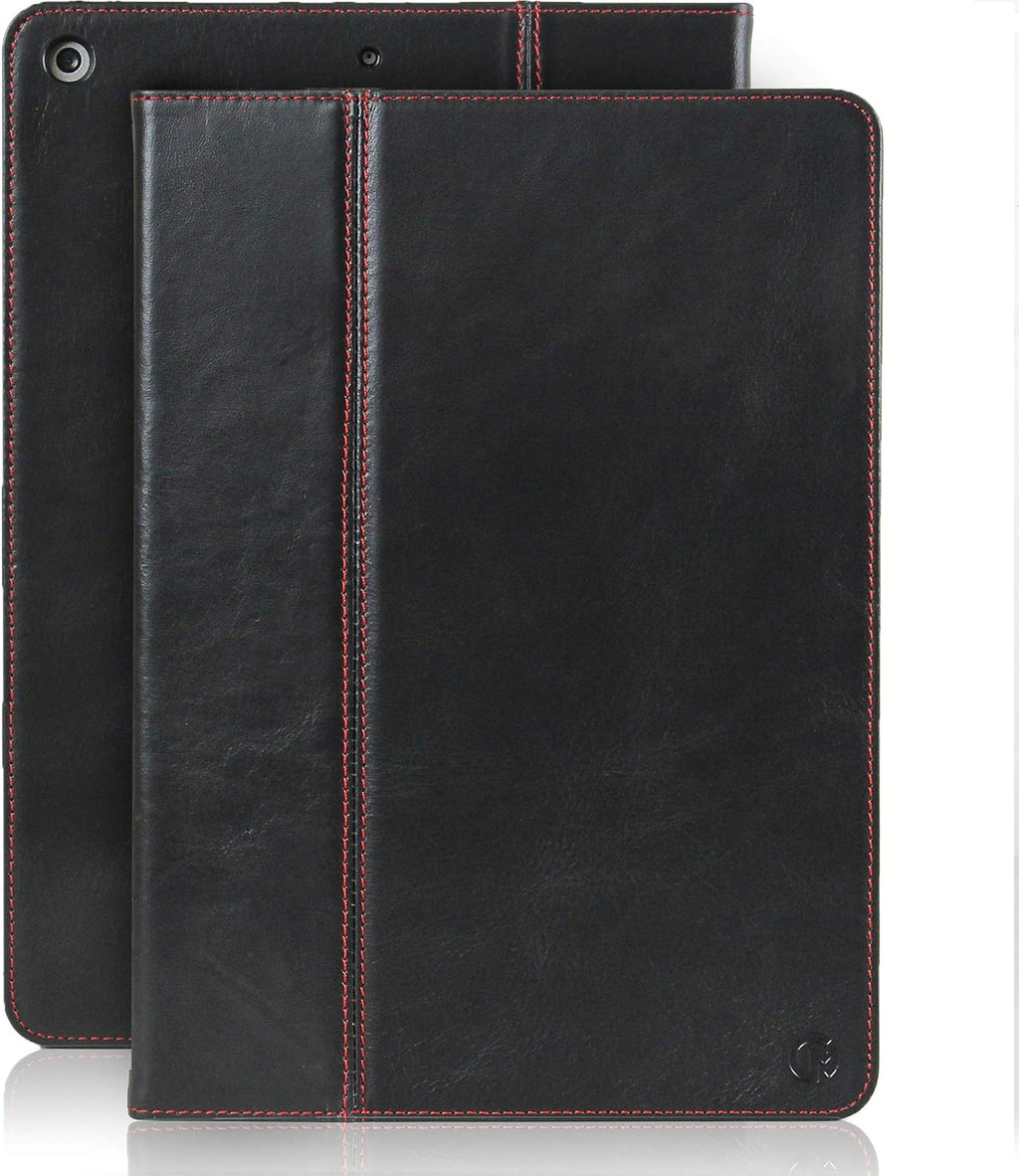 Tan Real Leather iPad Case with Dual Stand N239