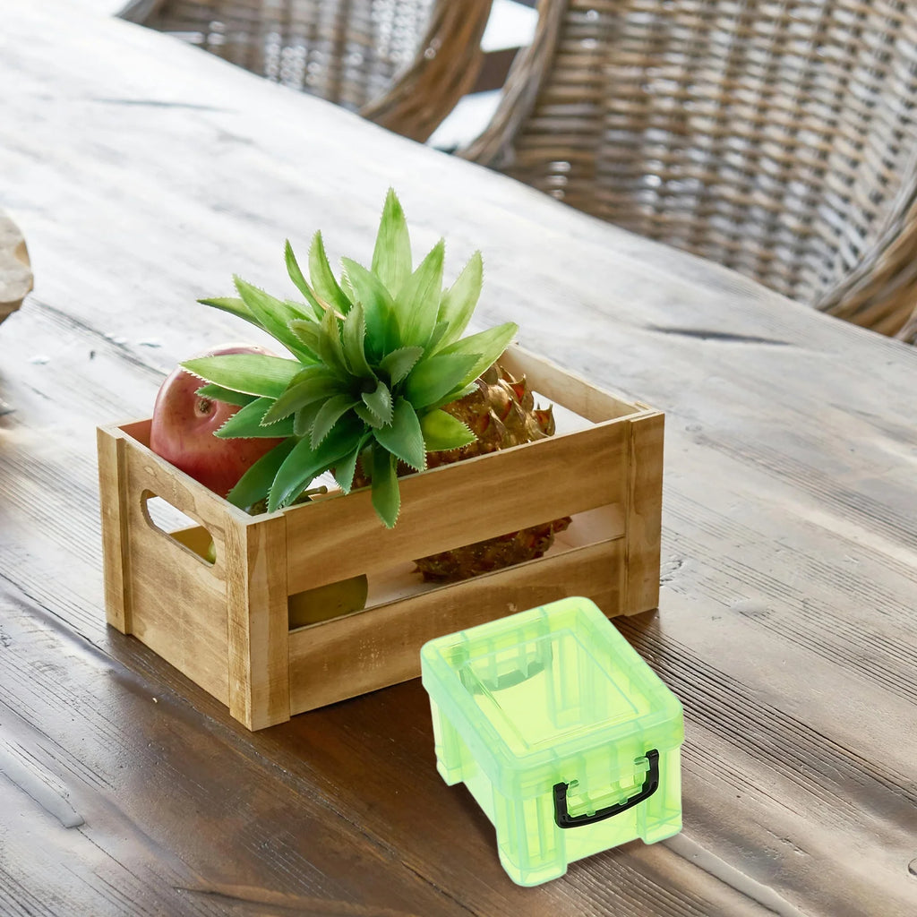 18 Pcs Small Plastic Storage Box with Lid C6507