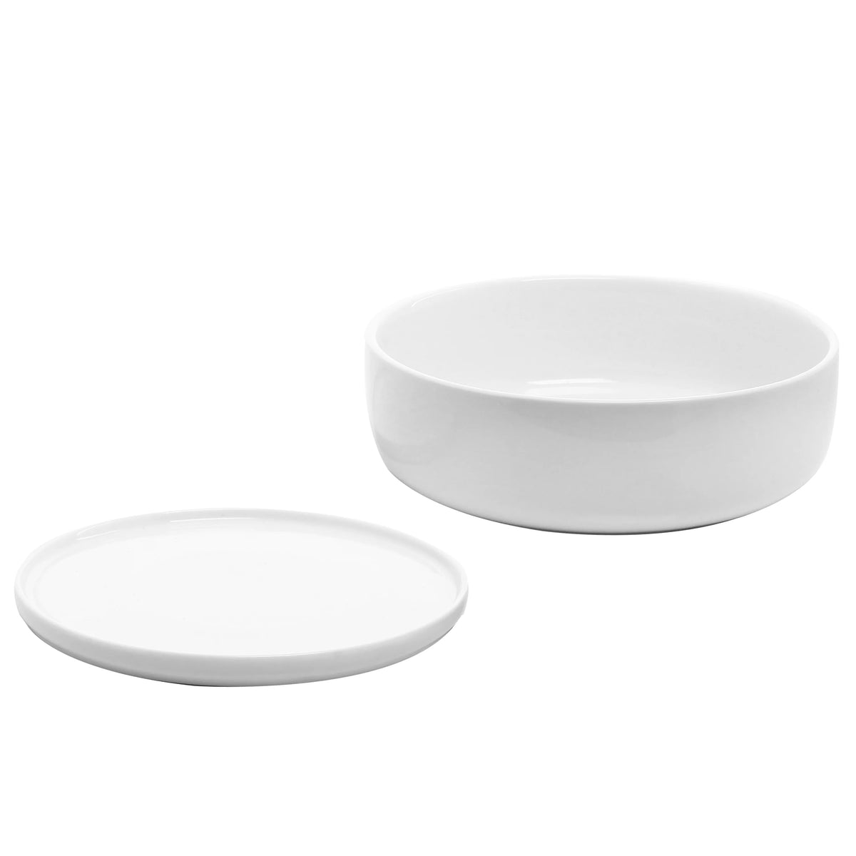 White Ceramic Round Succulent Planter K829413