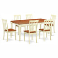 7 Piece Extension Rectangular Dining Table Set V664