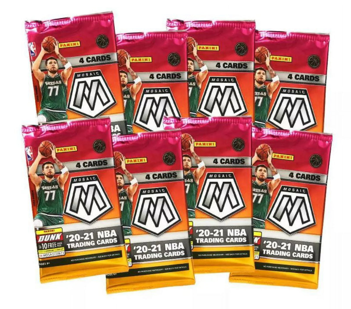 NBA Mosaic Basketball Trading Card Blaster Box C724717