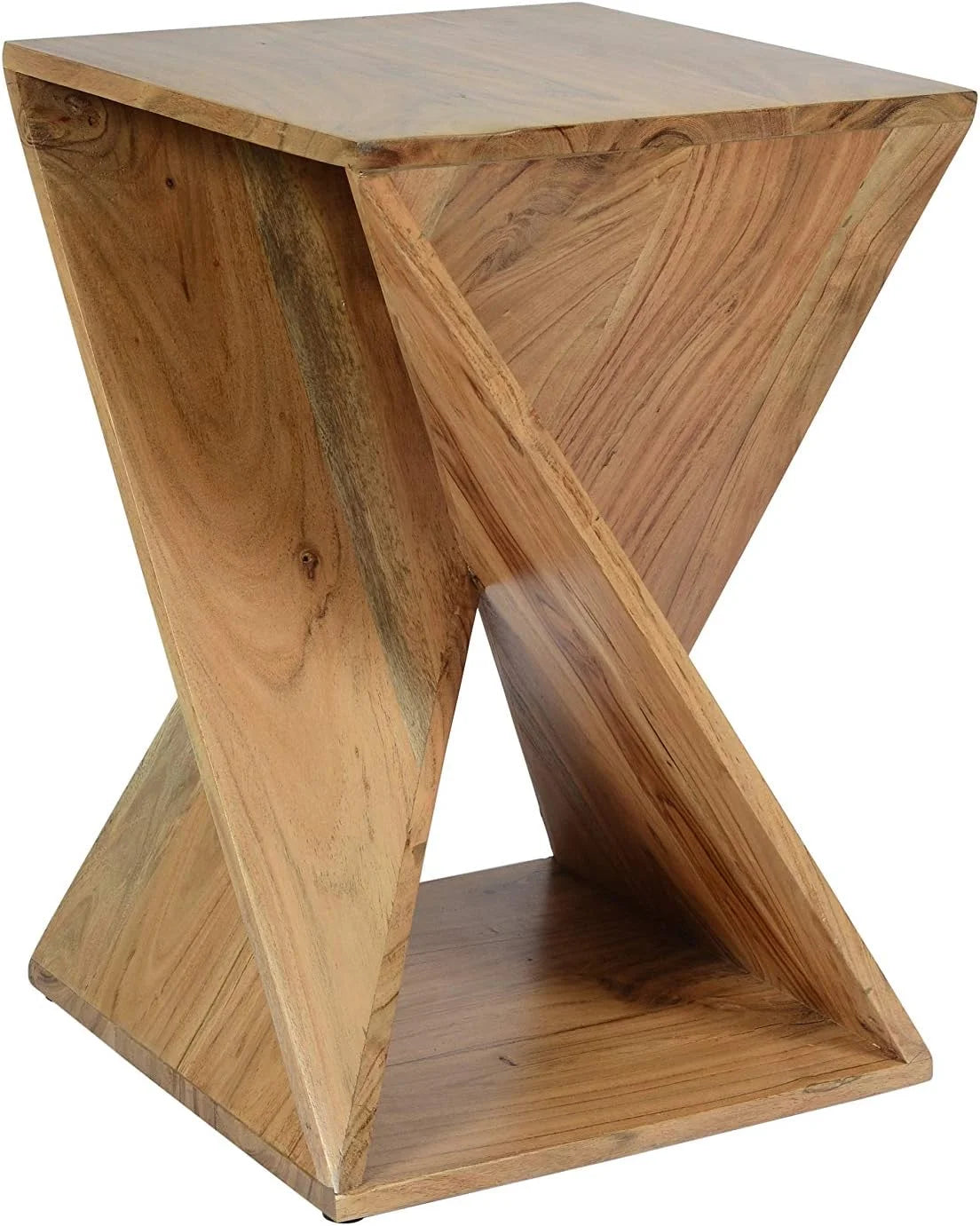 Solid Wood 24" Tall Modern Table Pre-Assembled Q357