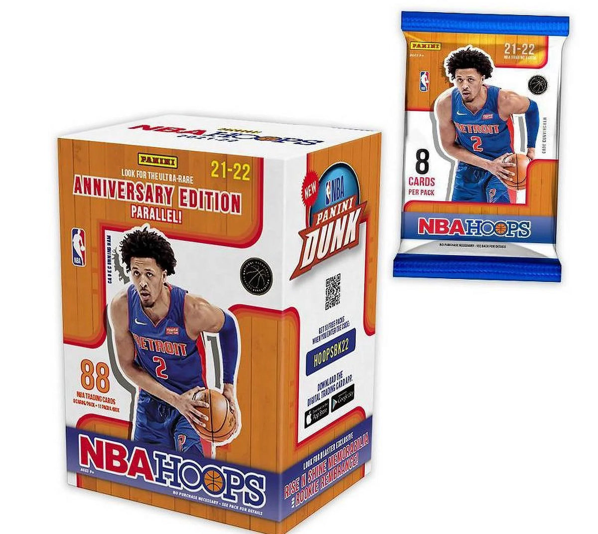 2021 Panini NBA Hoops Basketball Trading Card Blaster Box L722831