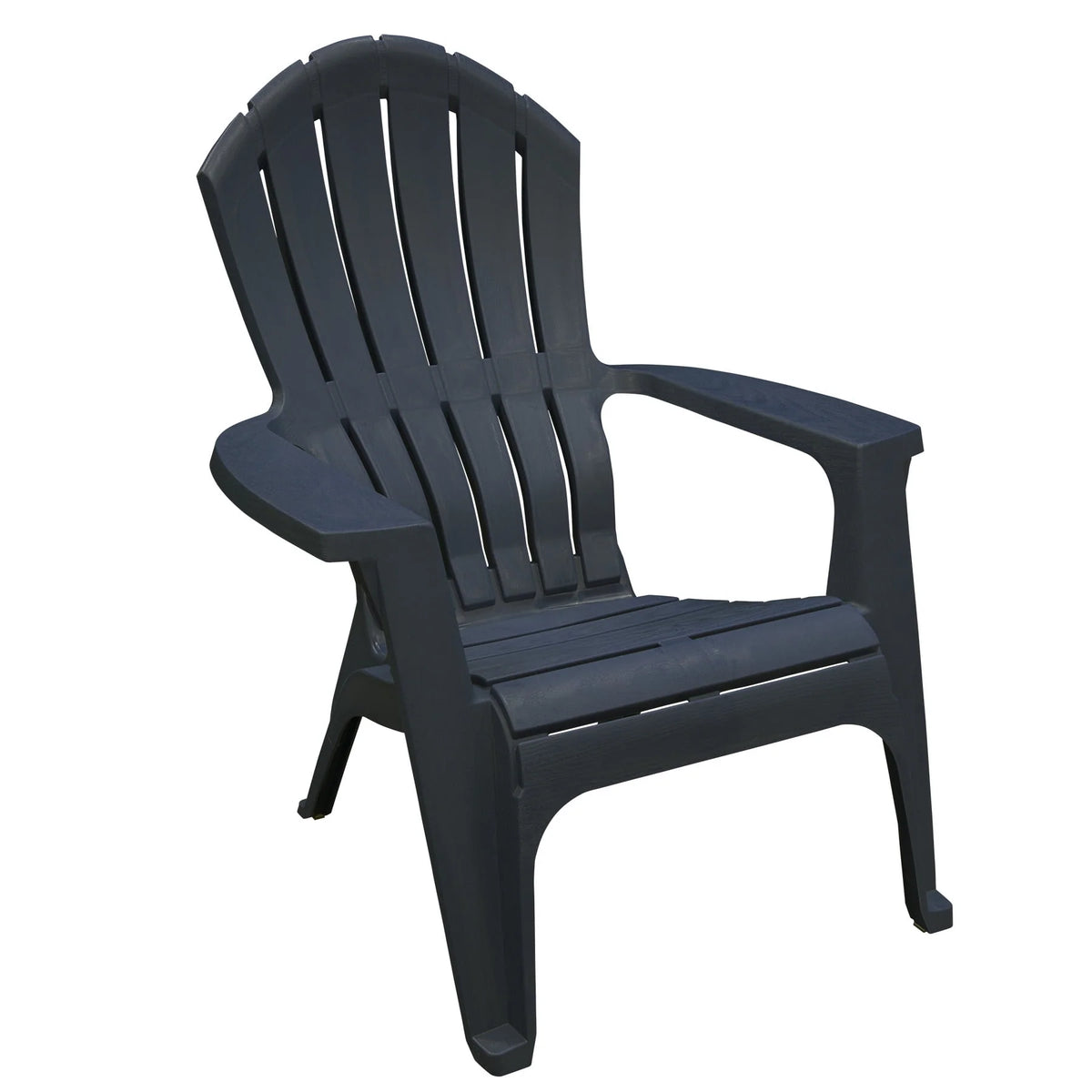 Outdoor Resin Stackable Adirondack Chair Gray F151793