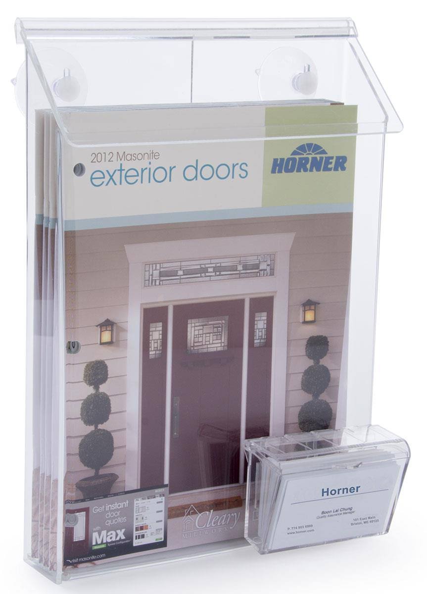 Clear Acrylic Literature Holder 9 inchw x 11 inchh C695