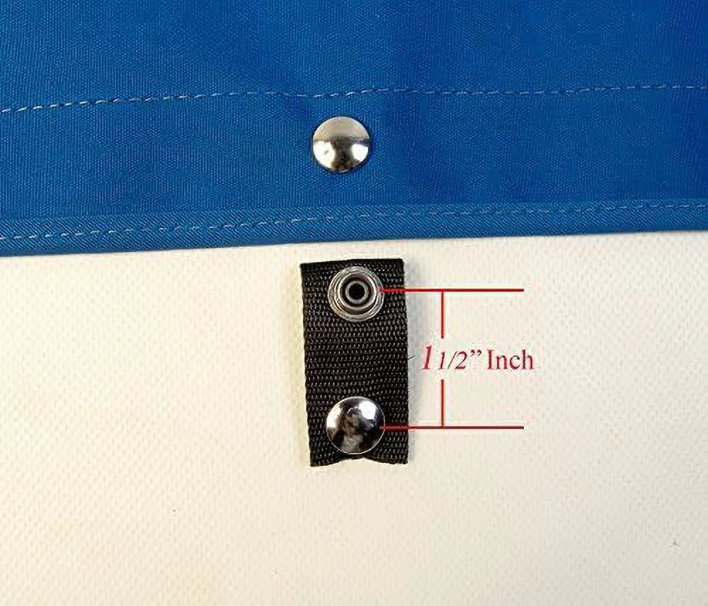 Black 5 Piece Boat Cover Extender Snaps, 1.5 Inch E563993