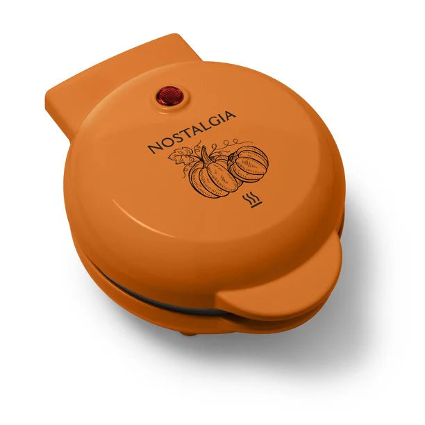 Personal Electric Pumpkin Waffle Maker Z81453