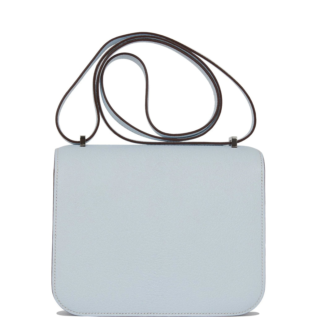 Bleu Brume Chevre 18 Shoulder Bag A436