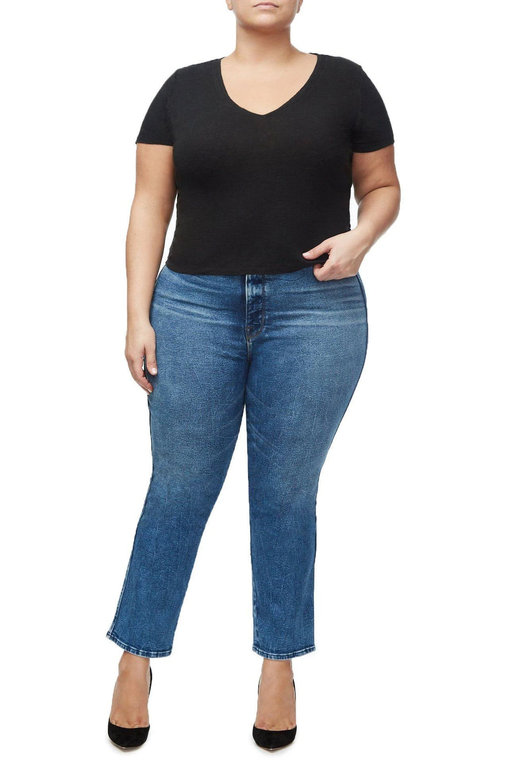 Black Worn-In Tee L310812