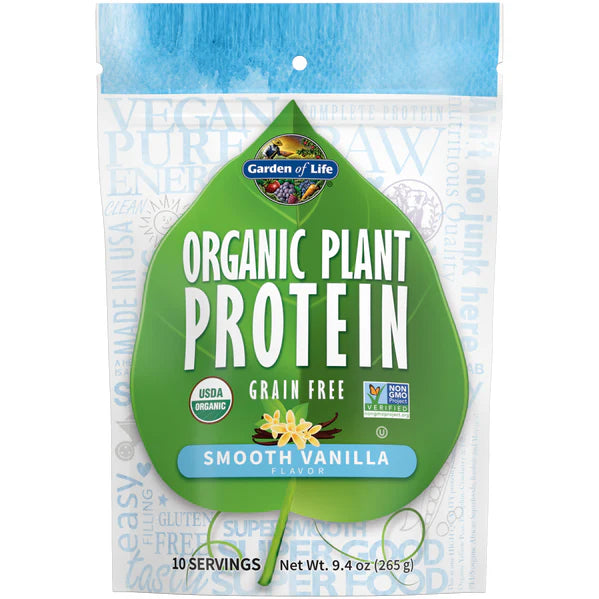 Organic Plant Protein Vanilla 10 serv D872654