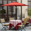 7.5 FT Outdoor Patio Market Umbrella with Tilt Button W836369