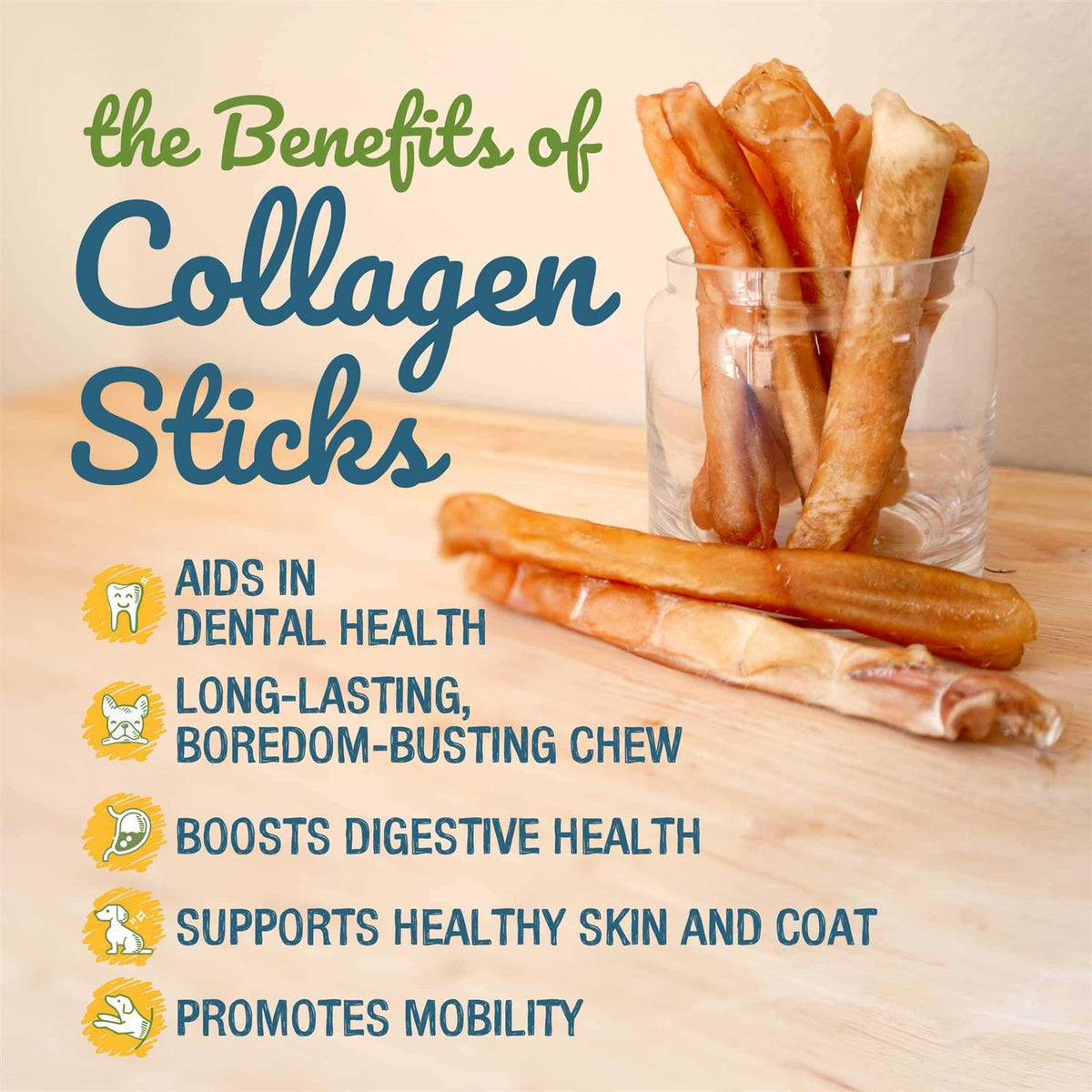 Natural Collagen Sticks for Dogs X866