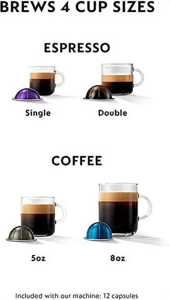 Ink Black Coffee and Espresso Machine with Milk Frother O713