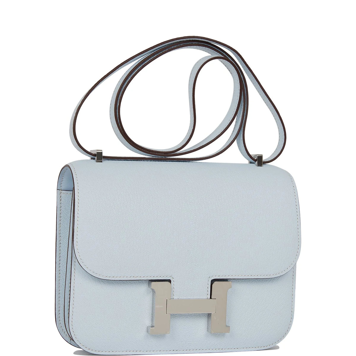 Bleu Brume Chevre 18 Shoulder Bag A436