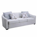 Gray Fabric Upholstery Sofa V66387
