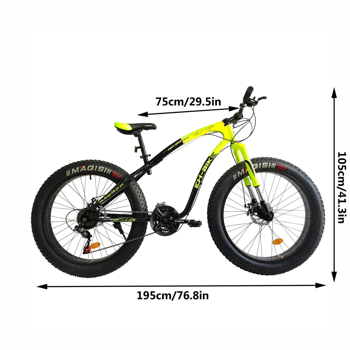 26-Inch Fat Tire Mountain Bike W670