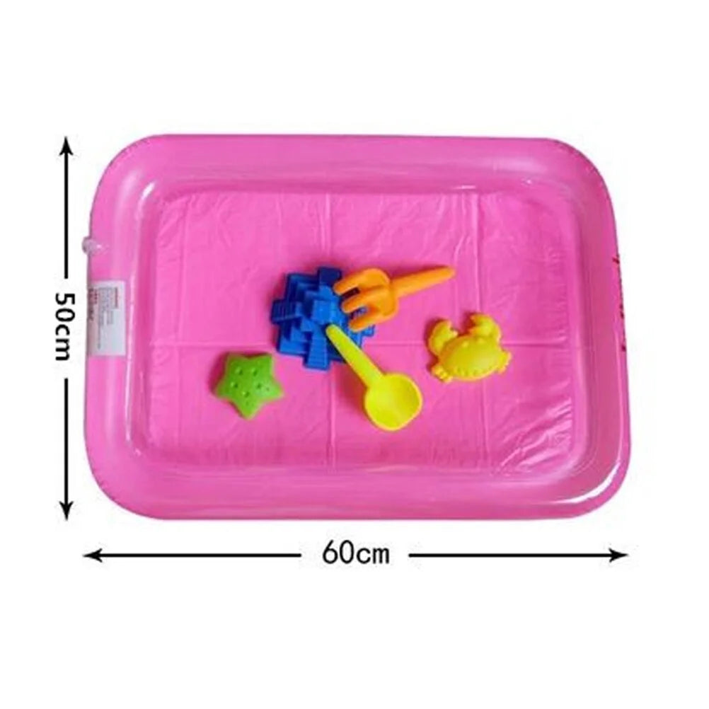 Pink Inflatable Sandbox Play Sand Toy Tray B935