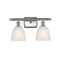 Brushed Satin Nickel 2 Light Bath Vanity Light W618