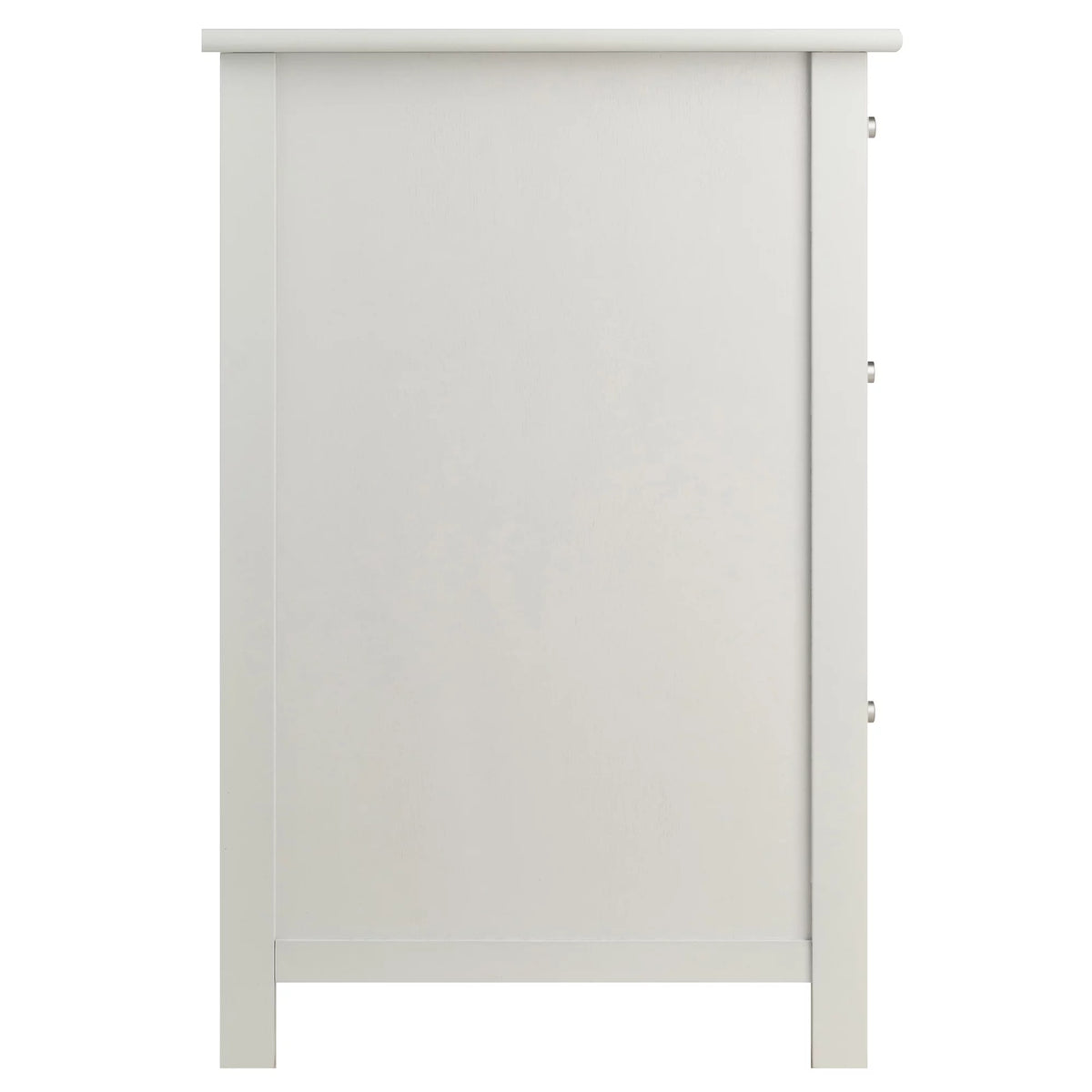 White Wood File Cabinet Z424