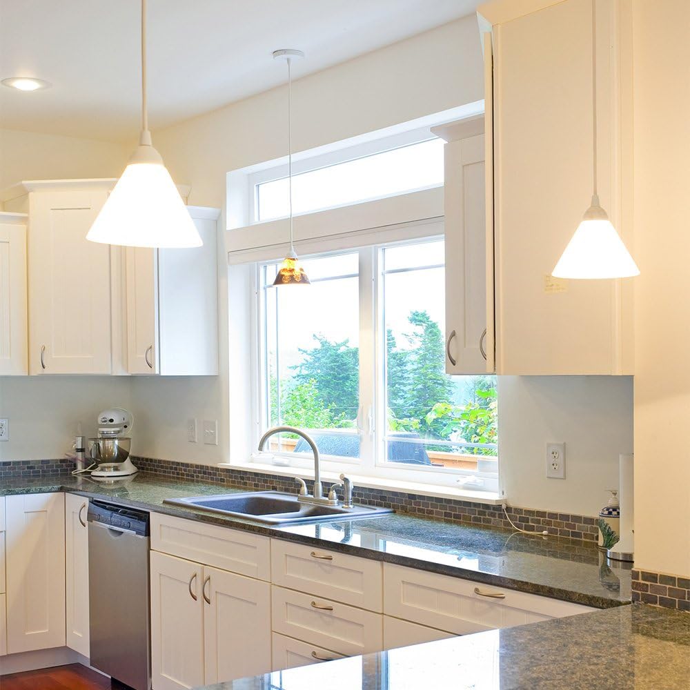 White Wall Kitchen Cabinets E674546