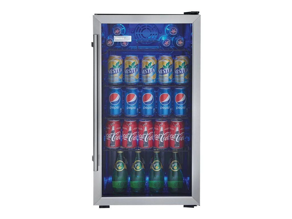 Free-Standing Beverage Center in Stainless H1176