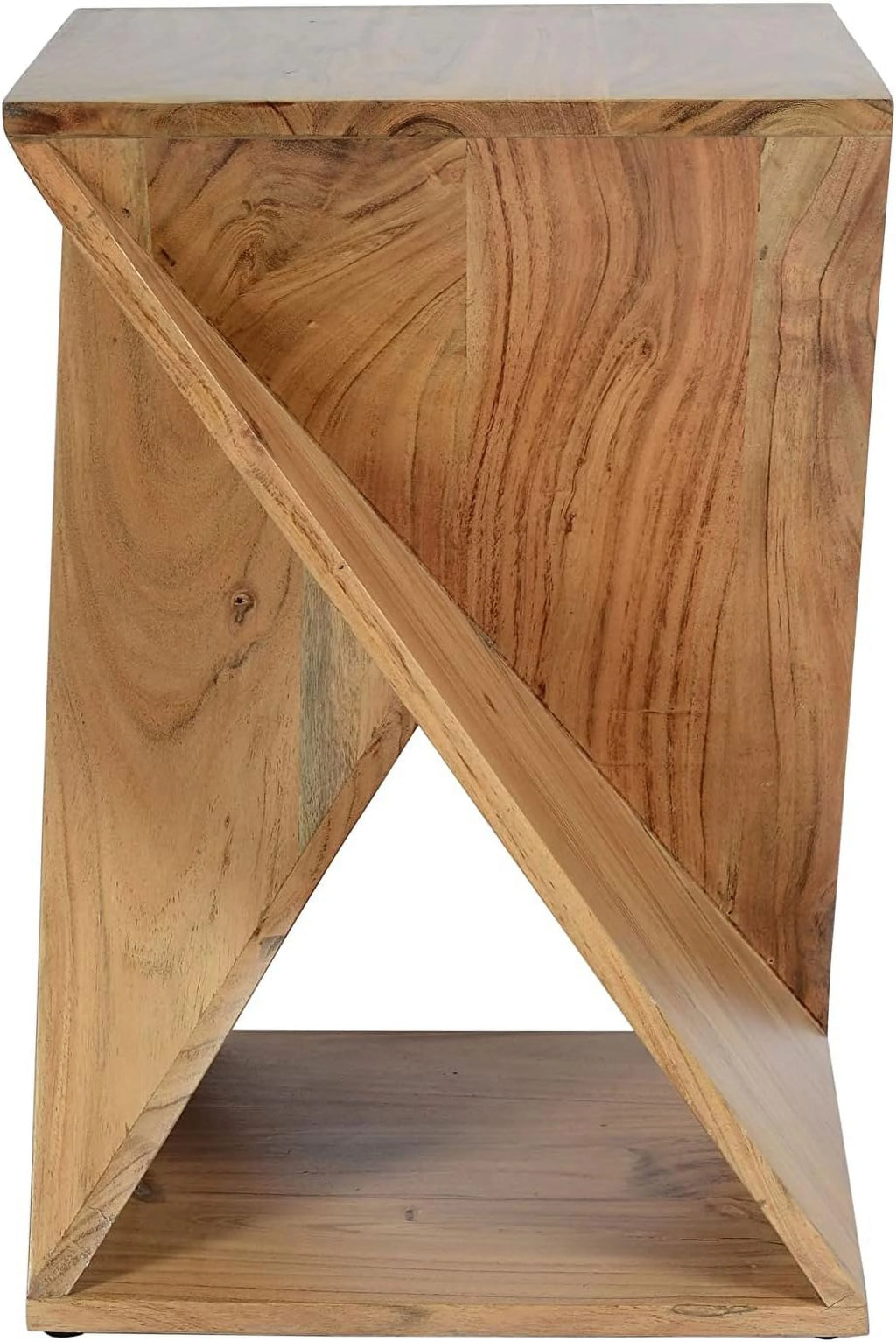Solid Wood 24" Tall Modern Table Pre-Assembled Q357
