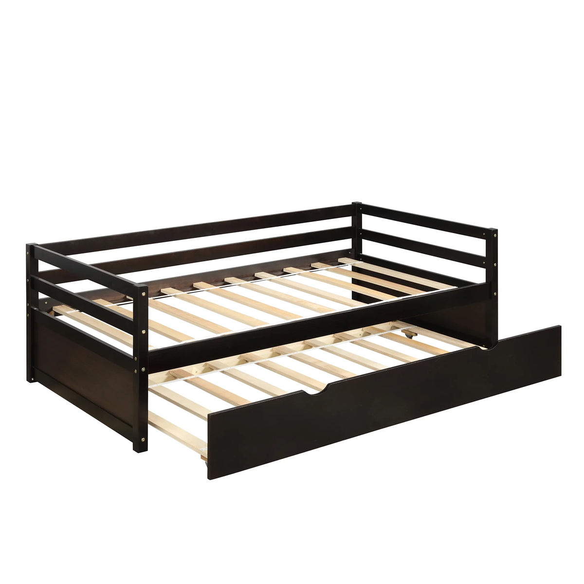 Convertible Pull Out Double Bed Sofa Bed with Roller Shelf N539