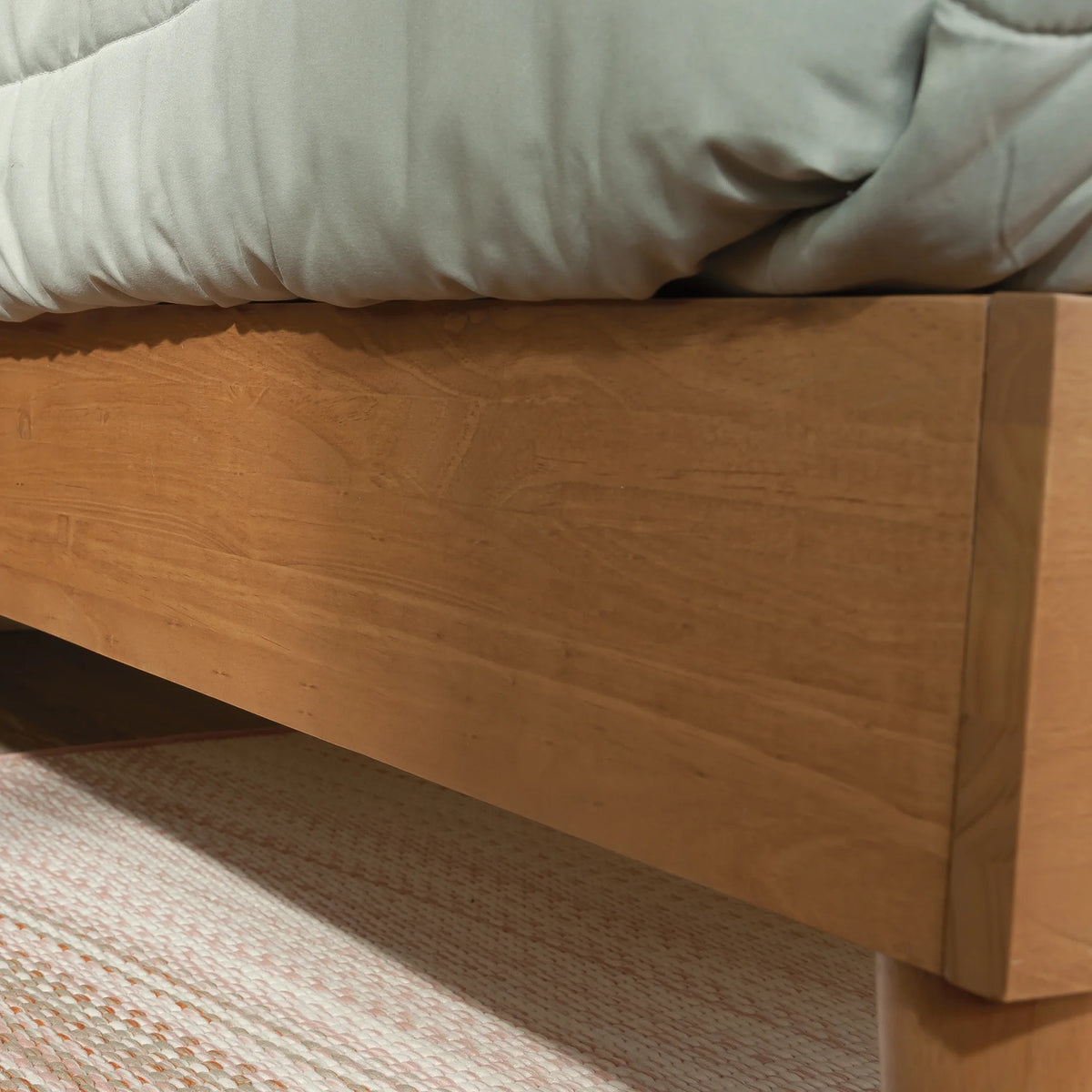 Twin-Size Solid Wood Platform Bed S71370