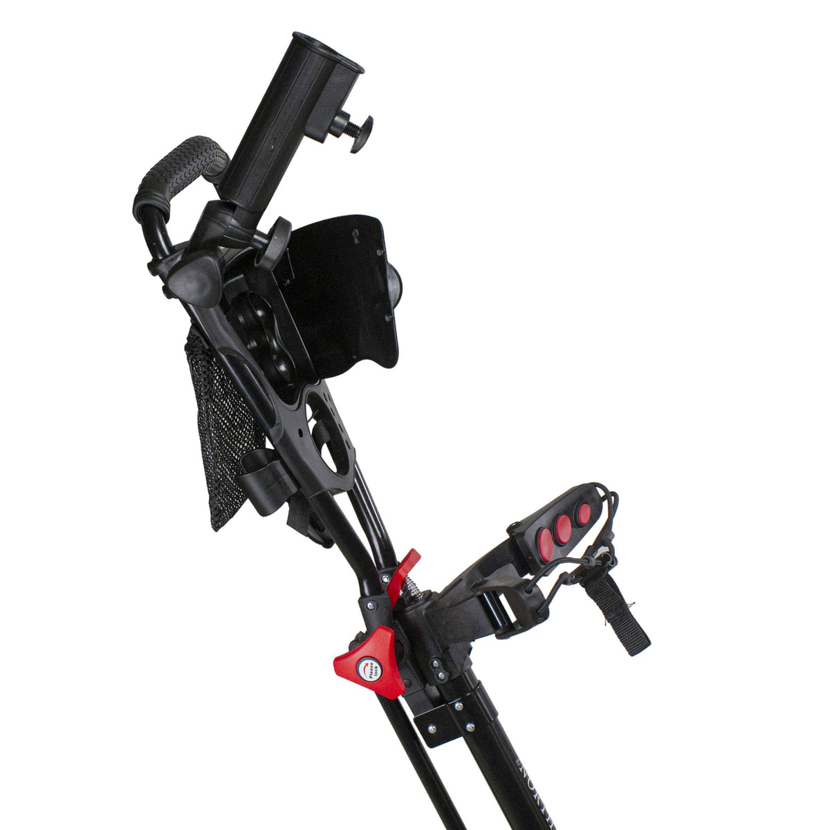 Black Easy Folding 3 Wheel Golf Bag Push Cart V394