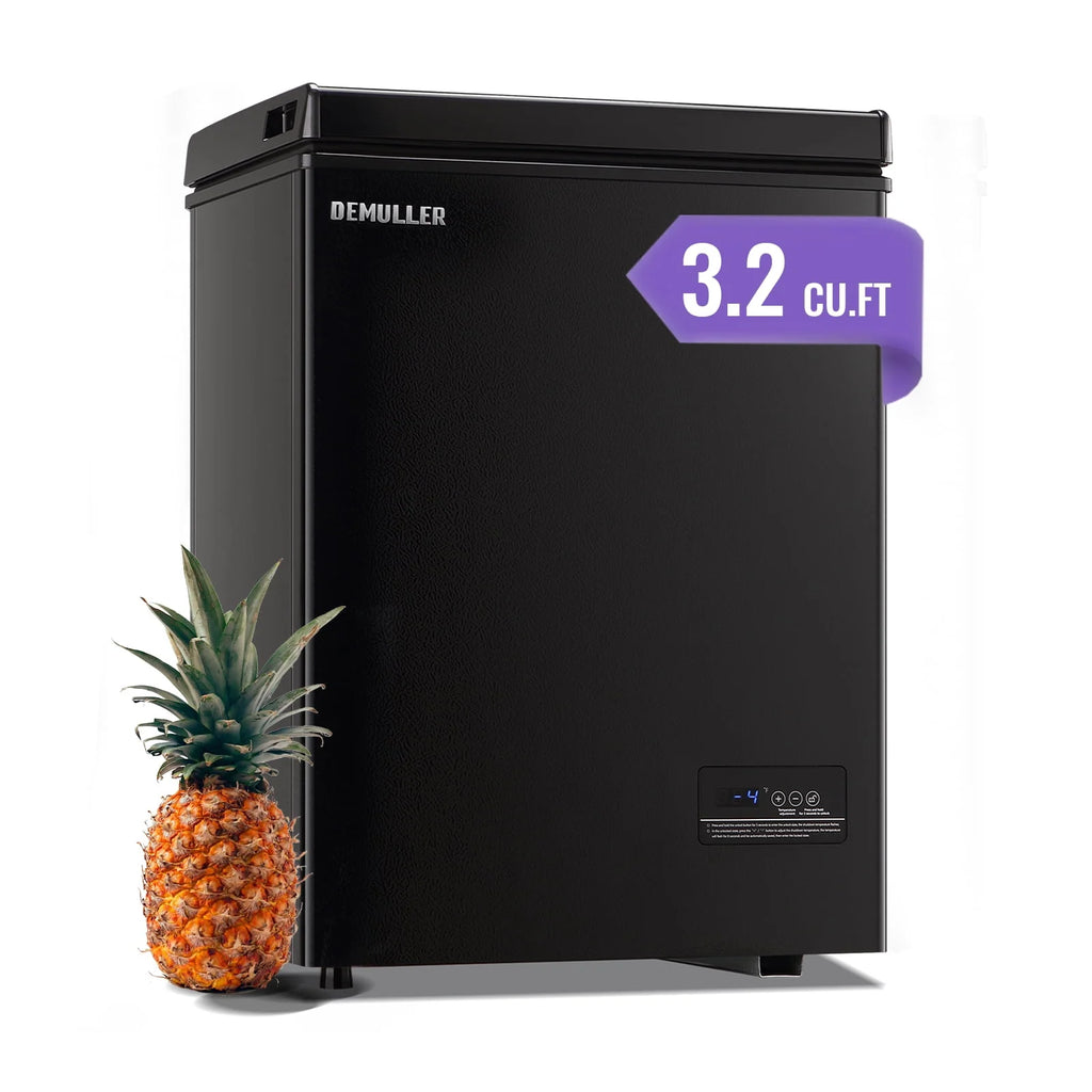 Chest Freezer with Electronic Display Screen 2 Removable Baskets O412720
