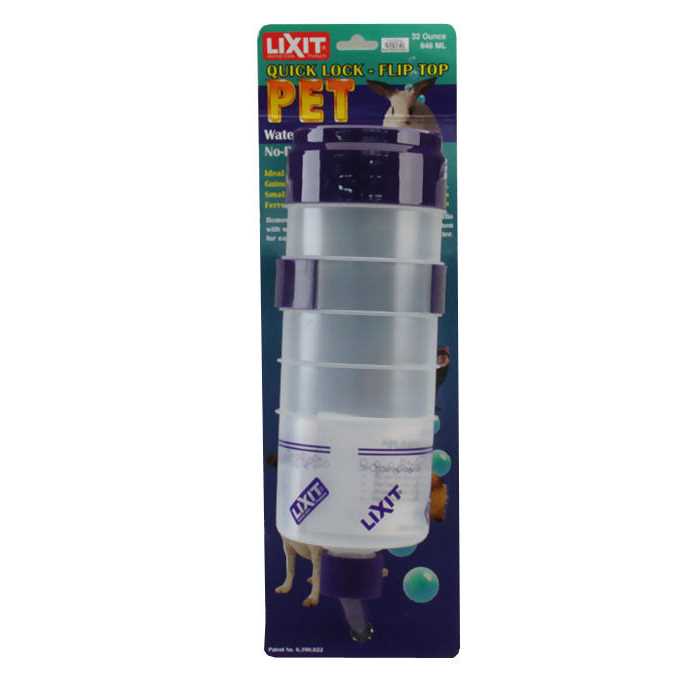 Quick Lock Flip Top Water Bottle with Valve I3965
