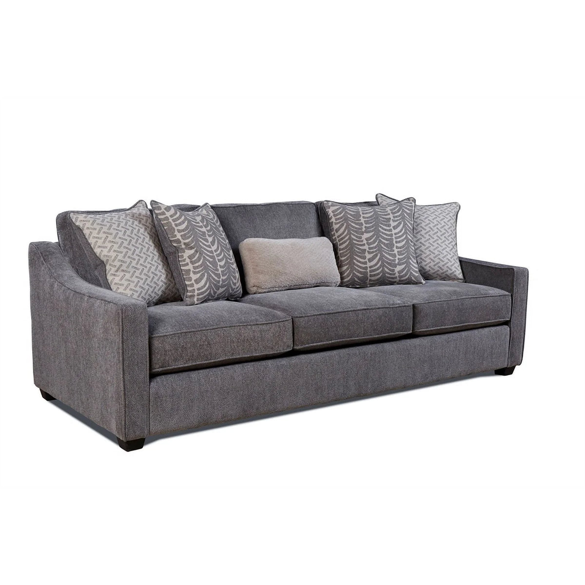Gray Fabric Sofa Y825