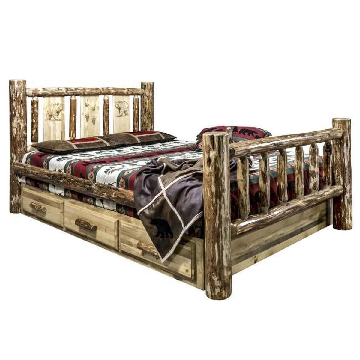 Full Size Storage Bed B86530