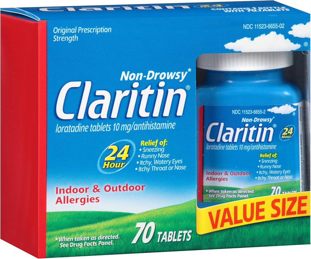 70 Count Non Drowsy Allergy Tablet V84395
