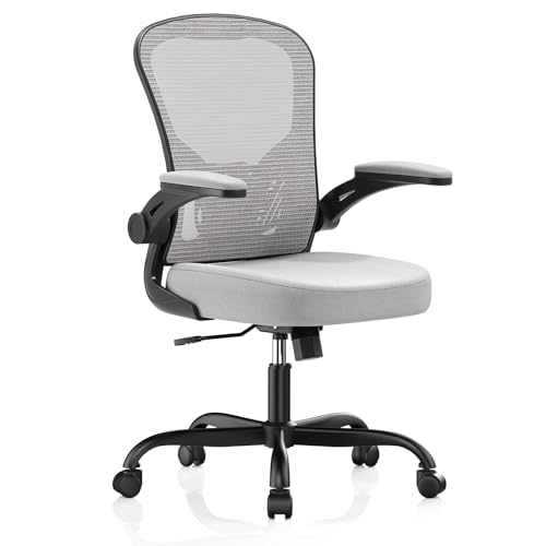 High Back Mesh Ergonomic Office Chair with Flip-up Armrests K77820