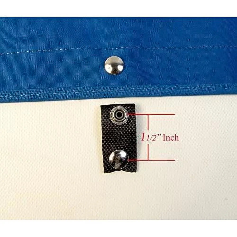 Black 5 Piece Boat Cover Extender Snaps, 1.5 Inch E563993