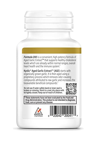 120 Capsules Aged Garlic Extract W221