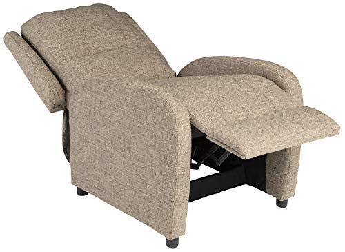 Pushback Recliner, 27.5" W x 37" D x 36.5" H, PolyHyde Upholstery B9359
