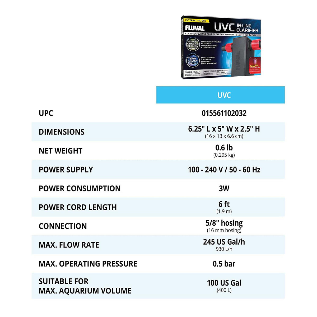 UVC In-Line Clarifier X632979