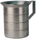 Aluminum Measuring Cup Silver, 4 qt. F8549
