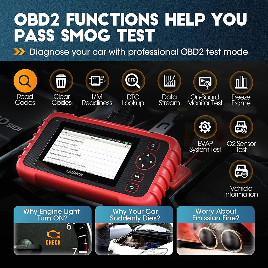 OBD2 Scanner Car Diagnostic Code Reader G4254