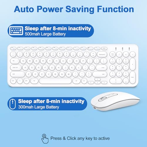 Black Rechargeable Dual-Mode Bluetooth 5.1 USB Wireless Keyboard and Mouse Combo K513