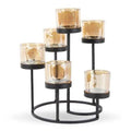 2 Piece Metal Tabletop Candelabra Set B985062