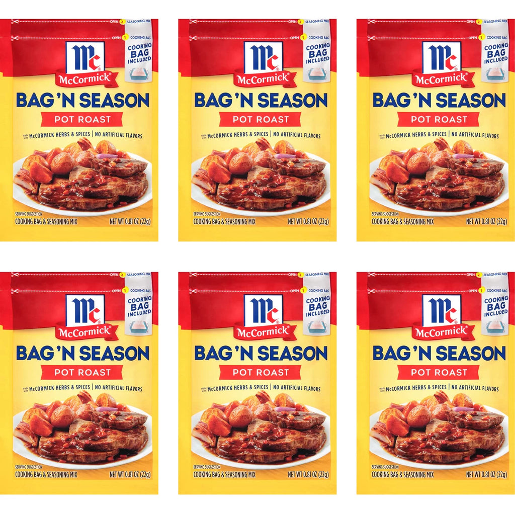0.81 Oz Pot Roast Seasoning Bag, 6 Pk O9930
