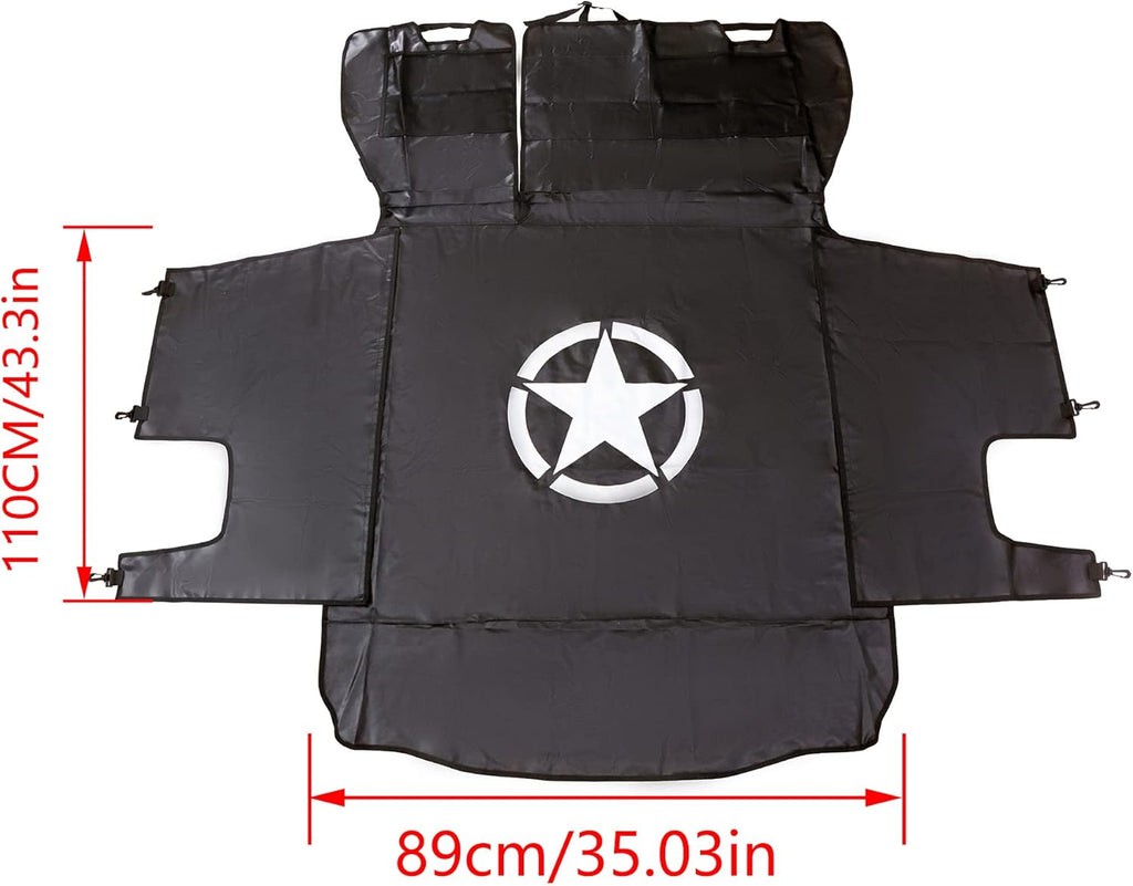 Dog Cargo Liner for Jeep Wrangler JK JL 4 Doors D4275